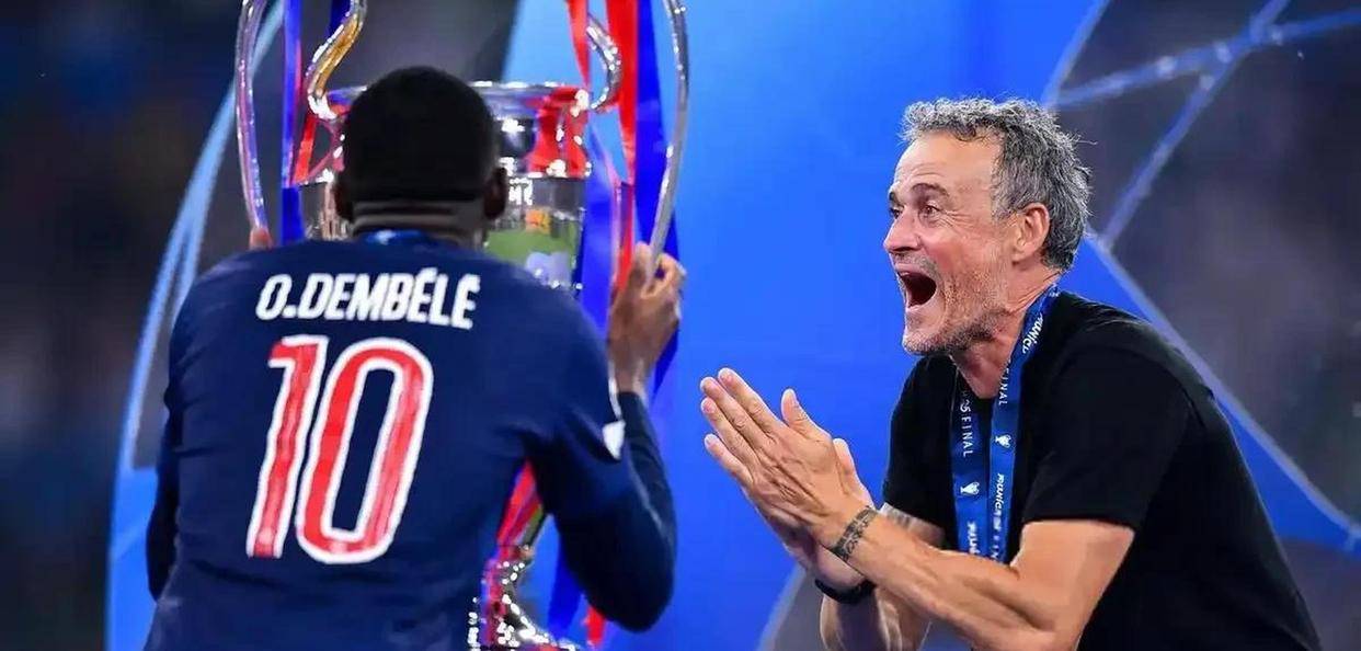 巴黎踢出了，自15年巴萨MSN时代以来，足坛罕见的统治力